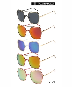 1 Dozen Pack of Designer inspired Fashion Polarized Sunglasses P2221